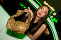 Glam Bow Shoulder Bag Gold