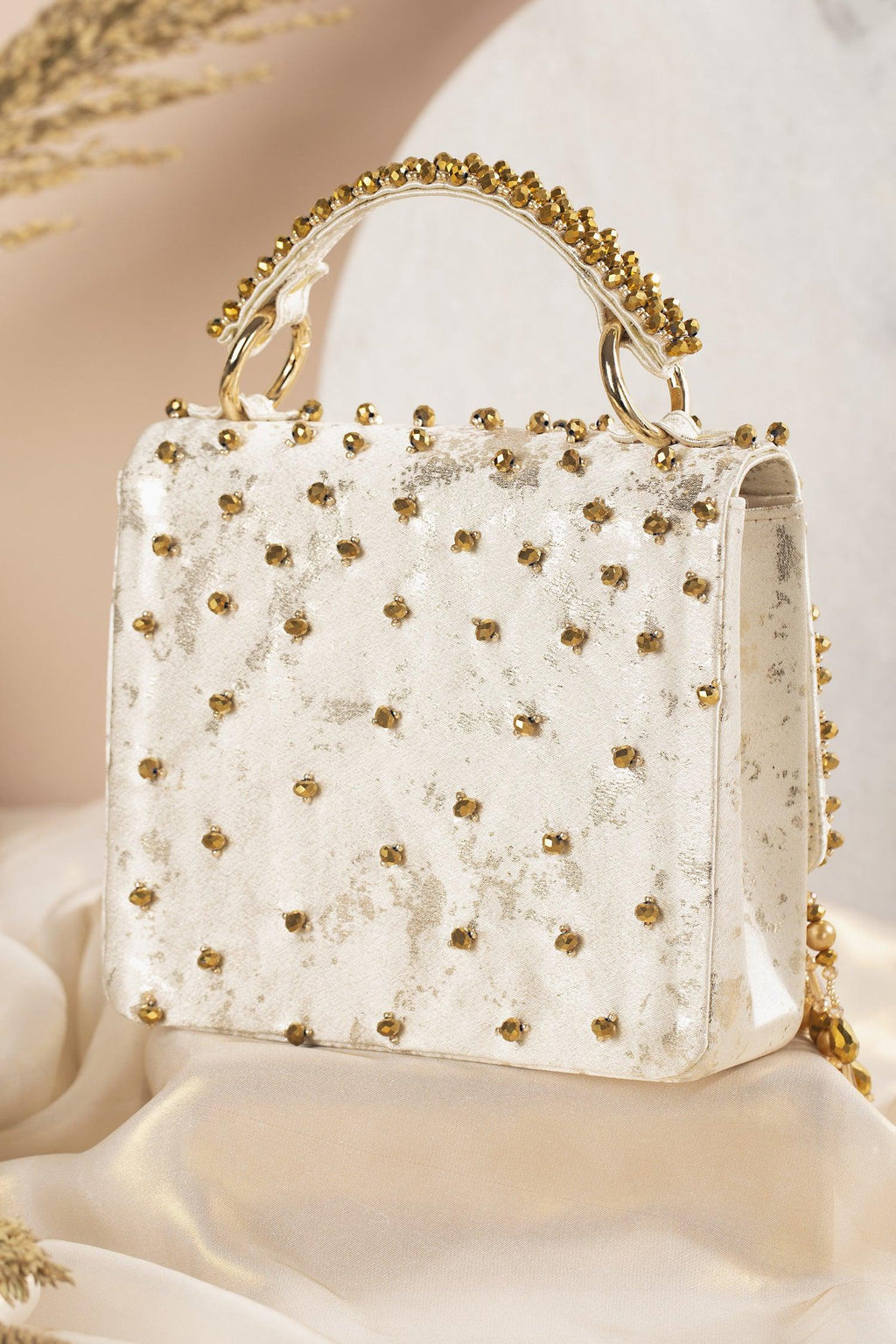 KYRA GOLD CLUTCH